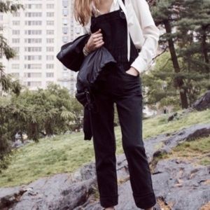 Madewell Black Overalls